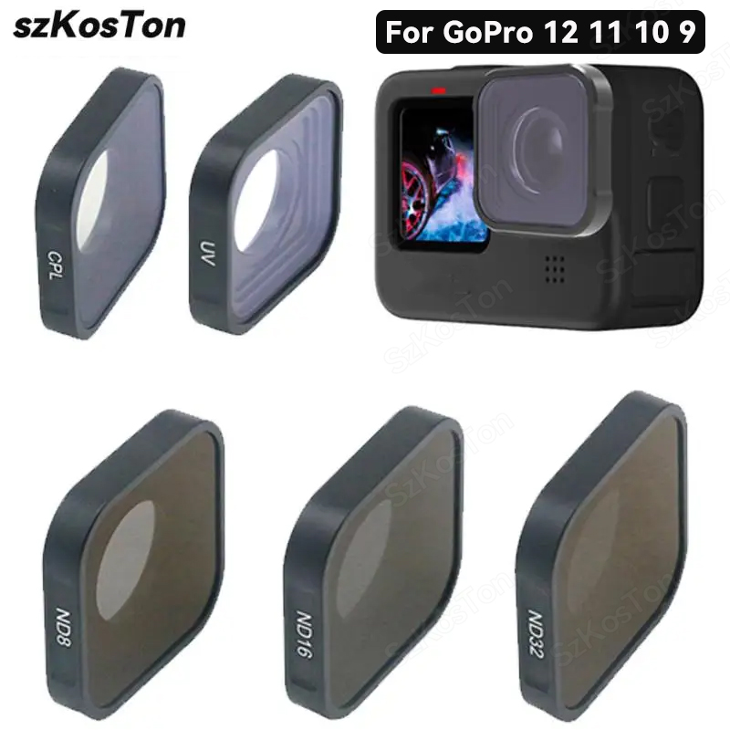 Gopro Action Camera Hero 13 Black - Filtro uv cpl nd8 nd16 nd32