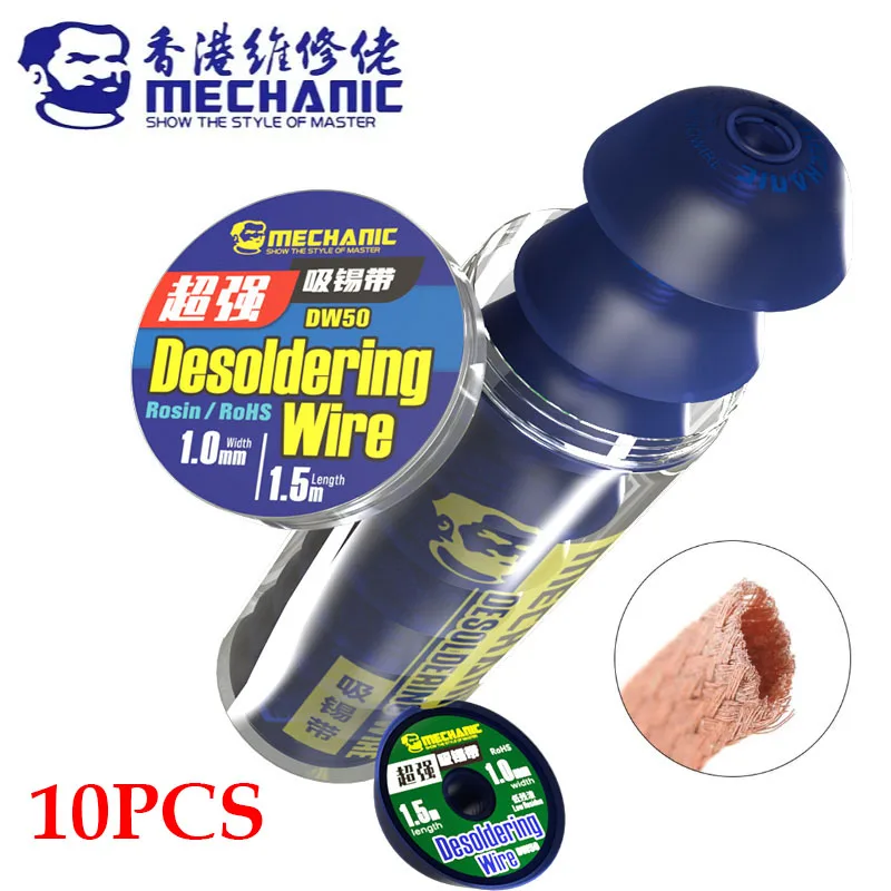 Solder Wick Braid - MECHANIC-DW50 Desoldering Wire Braid, solda Wick