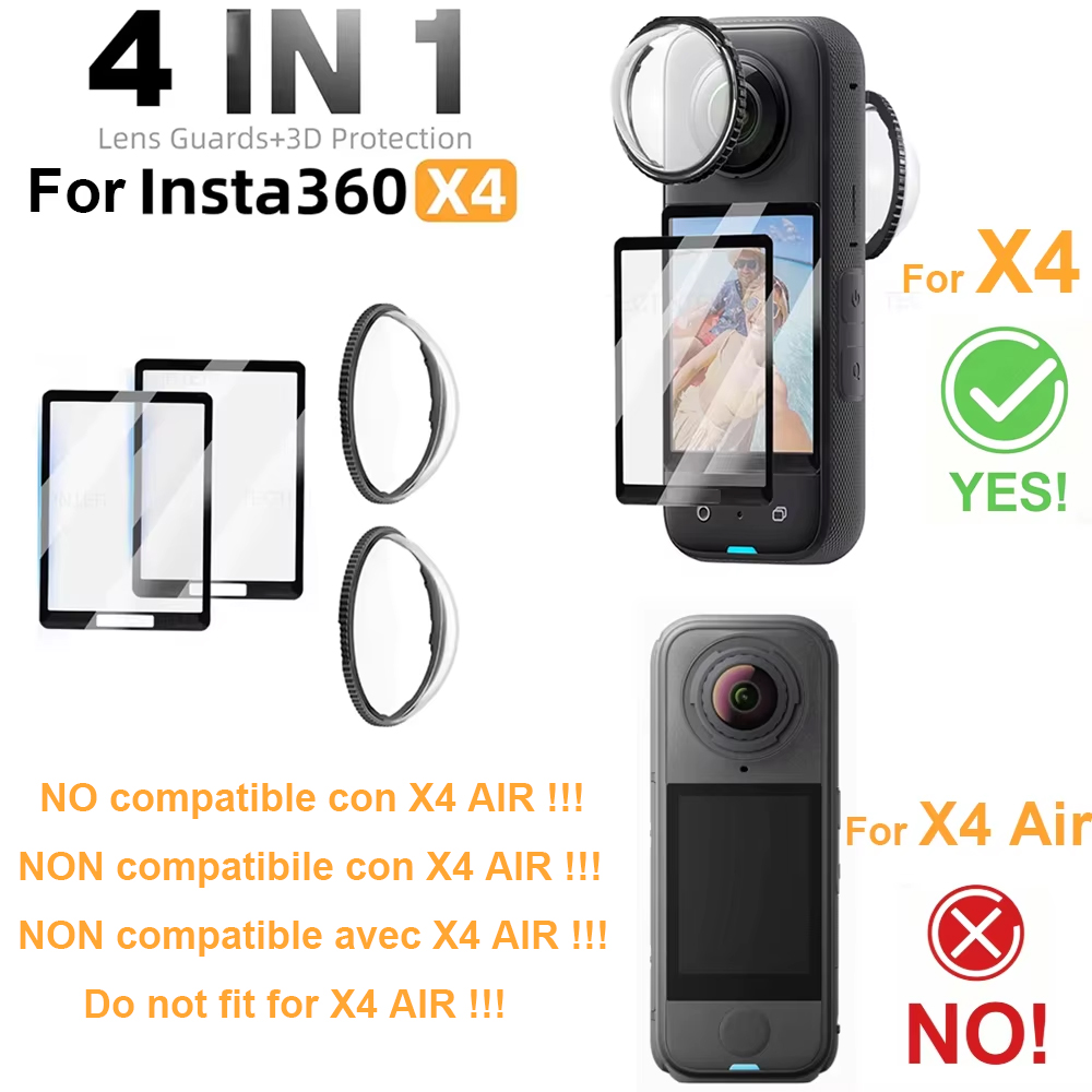 Protetor de Lente e Tela para  - Insta360 Camera X4 avaliação e preço