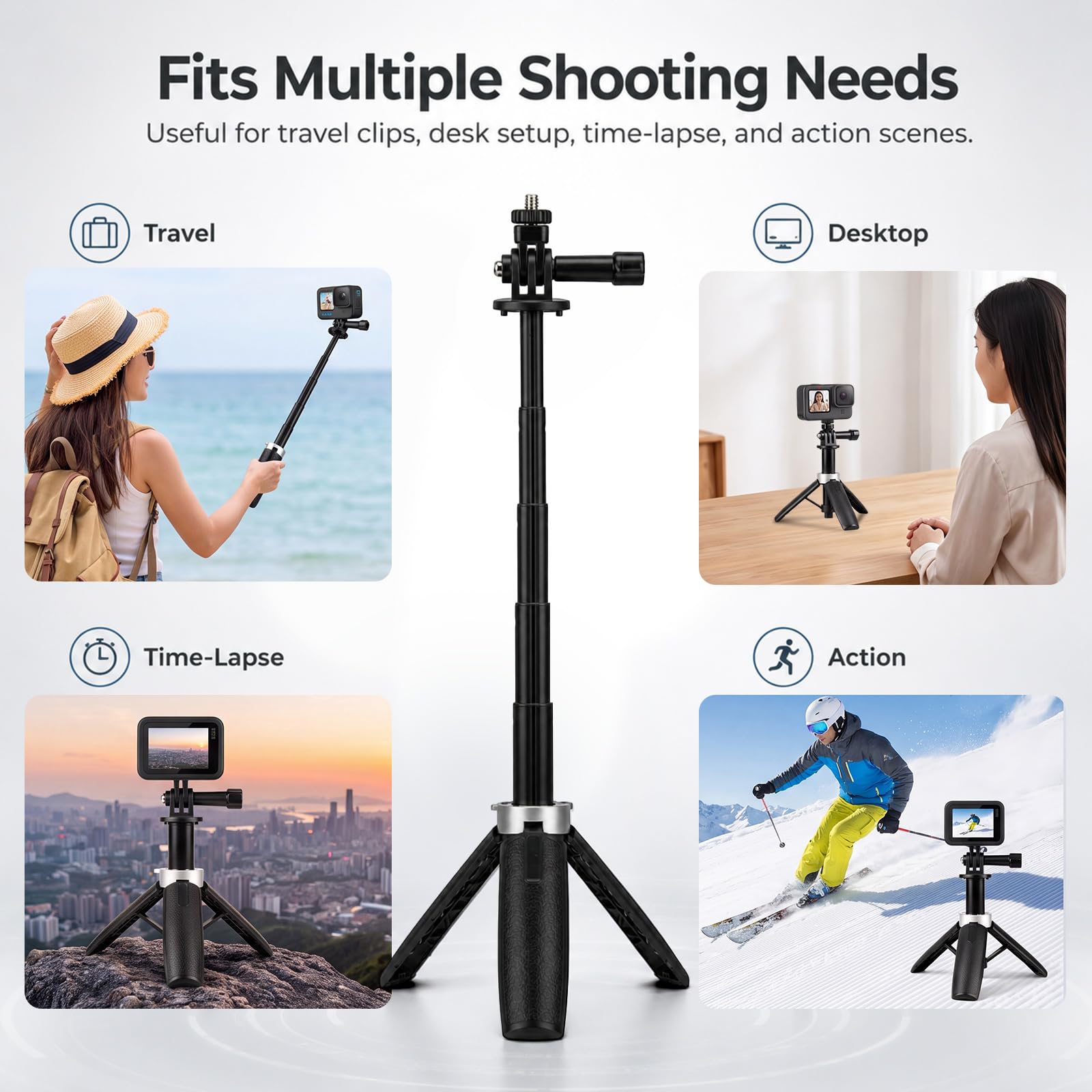 Mini Tripé Extensível, Tripé D - Gopro Action Camera Hero 13 Black avaliação e preço