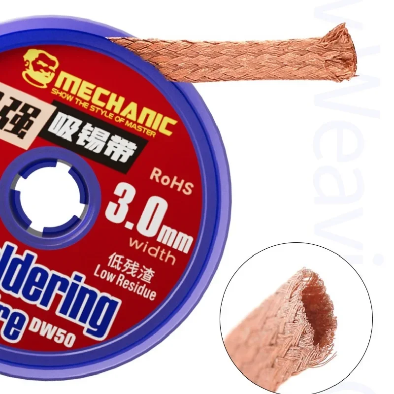 MECHANIC-DW50 Desoldering Wire - Solder Wick Braid avaliação e preço